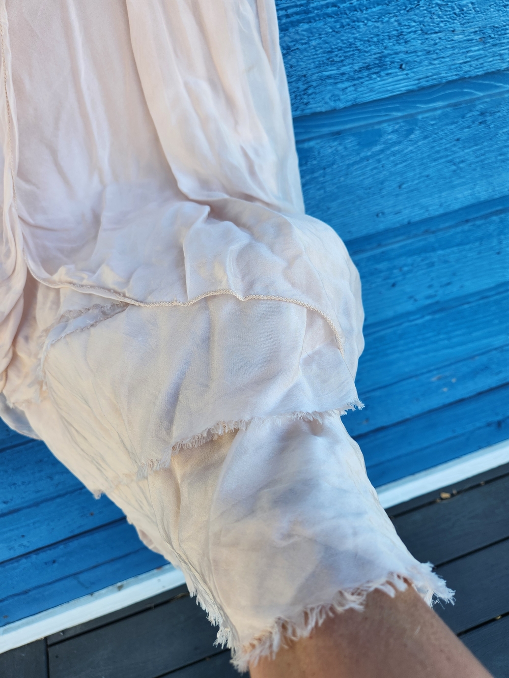 SAGA Pale Pink Layered Sleeveless Tank Dress - Picture 6 of 7